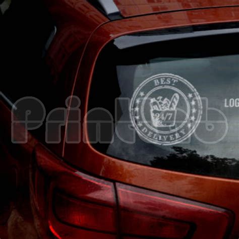 Road-Tax Sticker, Custom Size Car Window Sticker Printing