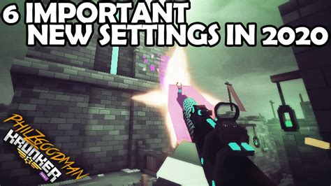 The Most Important NEW Krunker Settings (Mid 2020) — PHILZGOODMAN.COM