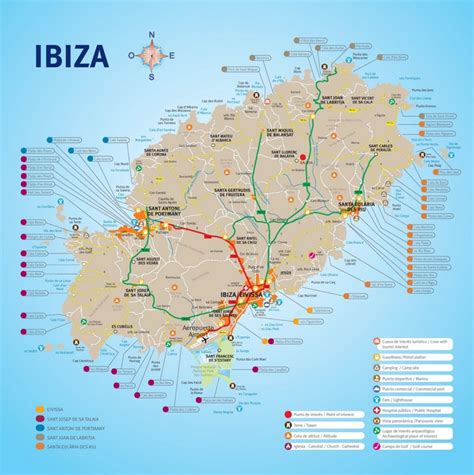 Ibiza Bus Map