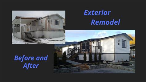 Complete Mobile Home Exterior Renovation - Before And After : E041 / BC ...