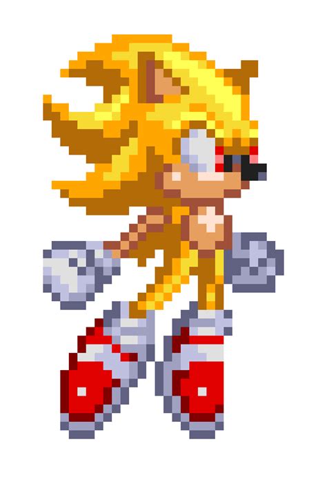 Image - Super Sonic Sprite.png | DEATH BATTLE Wiki | FANDOM powered by Wikia