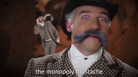 Who's Properly Rocking the Monopoly Mustache - 2 Minutes - YouTube