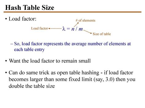 Hash Tables Part II: Using Buckets - ppt download