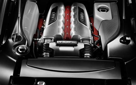 Vehicle engine bay, engines, car, Audi R8 HD wallpaper | Wallpaper Flare