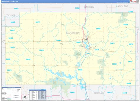 Maps of Marathon County Wisconsin - marketmaps.com