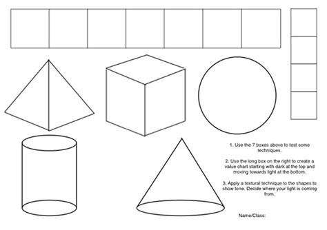 18 Value Shading Worksheet / worksheeto.com