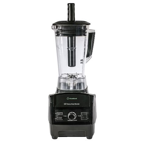 Blender By Cleanblend 3HP 1800-Watt Commercial Blender, Mixer with a 64 ounce BPA Free Container ...