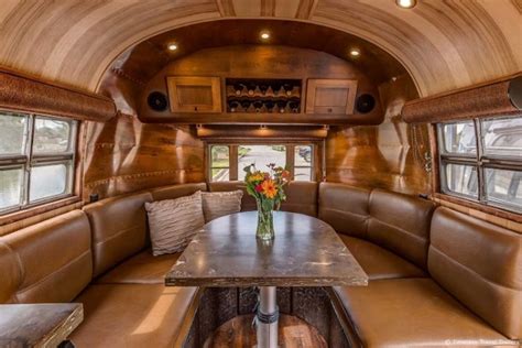 All class aboard this renovated 1953 Airstream Flying Cloud - Living in a | Airstream interior ...