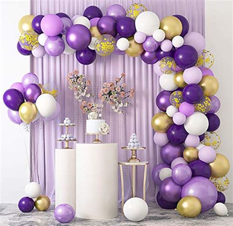 Best Purple And Gold Balloons