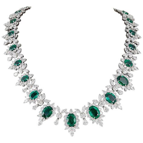 Green Diamond Necklace