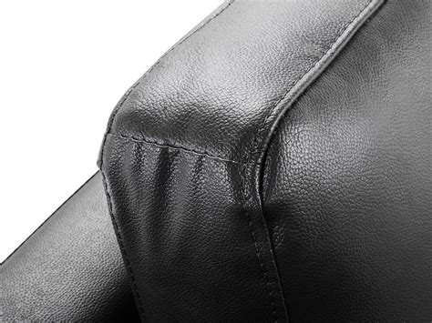 Right Hand Corner Leather Sofa Black STOCKHOLM | Beliani.co.uk