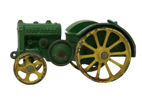 1970S VINTAGE JOHN Deere Tractor Model D Cast Iron 1923 Model 1/16 ...