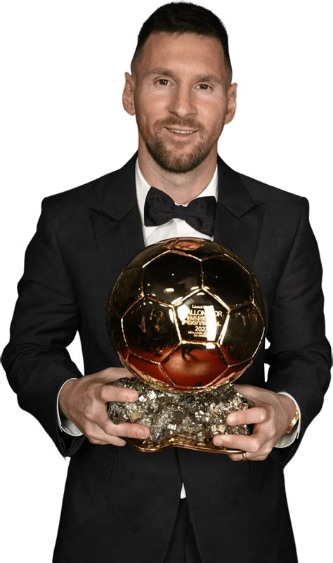 Lionel Messi Ballon d’Or 2023 Awards football render - FootyRenders