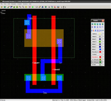 NOR Gate(2 input) layout | All For Students