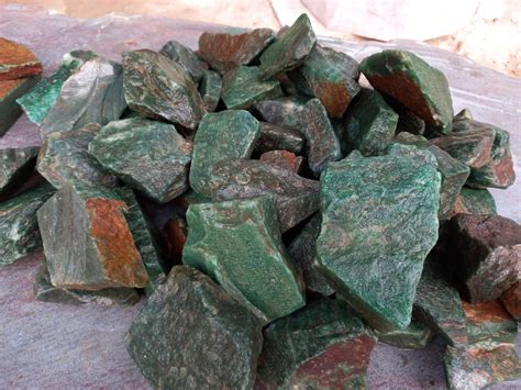 Green Jade Raw Rough Chunks Natural Healing Crystal | Etsy