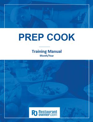 Prep Cook Training Manual