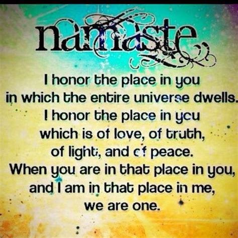 My Namaste Quotes Sayings. QuotesGram