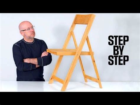 How to make a wooden folding chair. - YouTube in 2024 | Wooden folding chairs, Folding chair ...