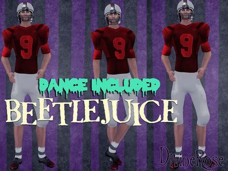 Second Life Marketplace - ::DivineRose:: Beetlejuice Football player ...