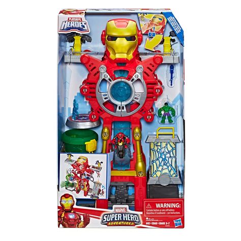 Playskool Heroes Marvel Super Hero Adventures Iron Man Headquarters Playset - Playskool