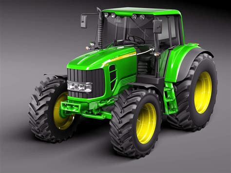 John Deere 6930 Tractor - 3D Model by SQUIR