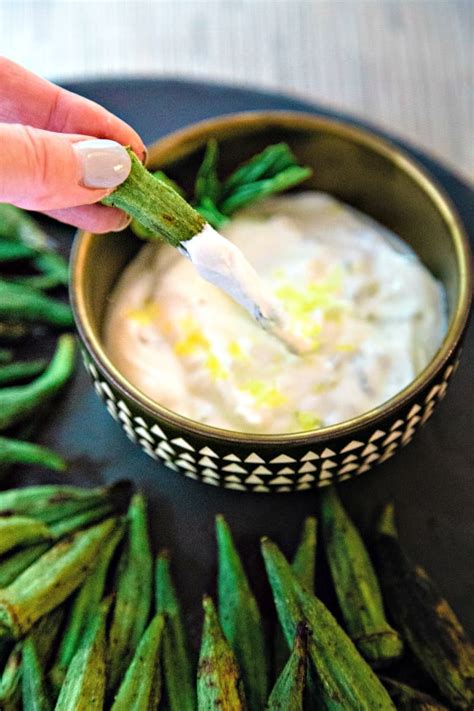 Peppery Grilled Okra & Lemon-Basil Dipping Sauce | Life, Love, and Good ...