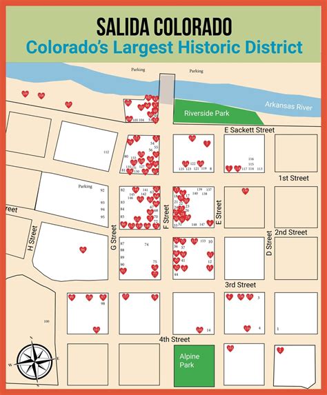 Salida Chamber of Commerce - Colorado visitor and business development information - Map of ...