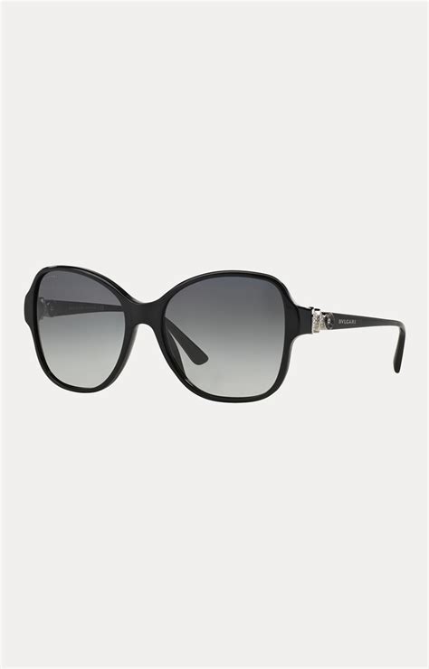 Bvlgari Black Oversized Sunglasses