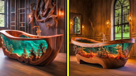 These Stunning Wood and Epoxy Bathtubs Merge Art, Function, and Luxury ...