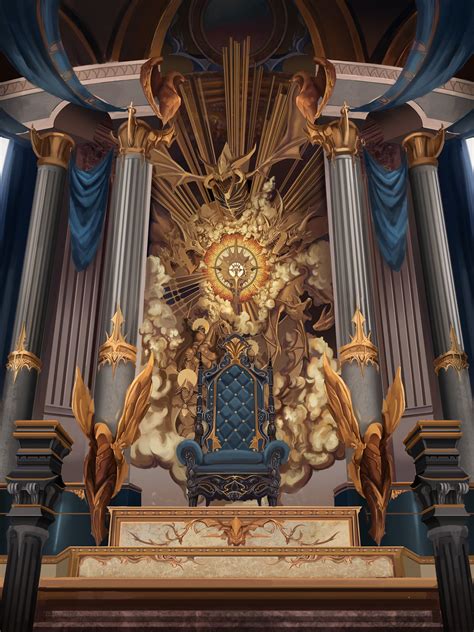 ArtStation - Dragon king throne, kim soung min | Fantasy castle, Fantasy concept art, Throne room