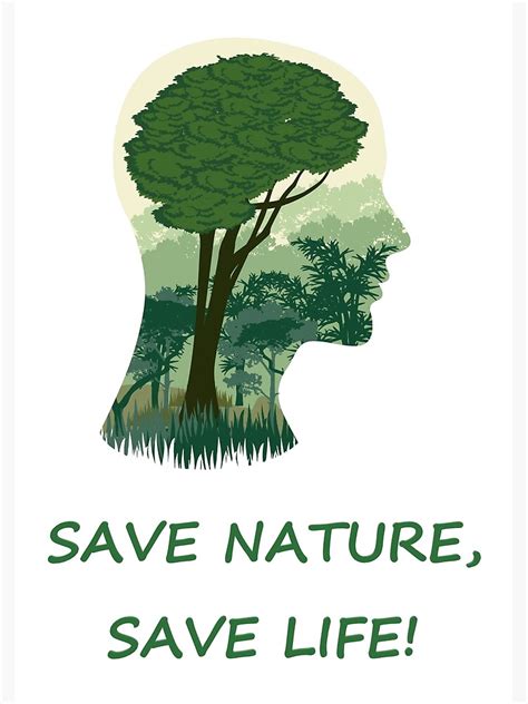 "Save nature" Poster for Sale by herzbuaontour | Redbubble