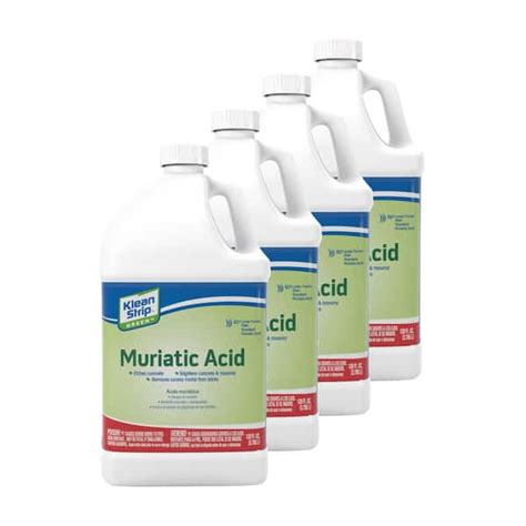 Klean-Strip Green 1 gal. Green Muriatic Acid (4-Pack) GKGM75006CS - The ...