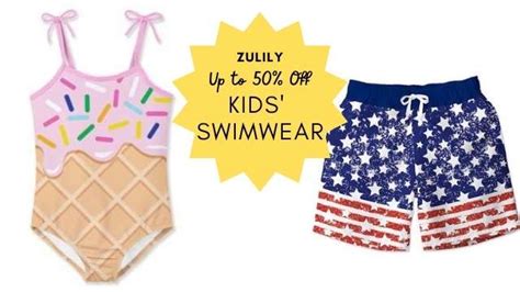 Zulily | Kids' Swimwear up to 50% Off :: Southern Savers