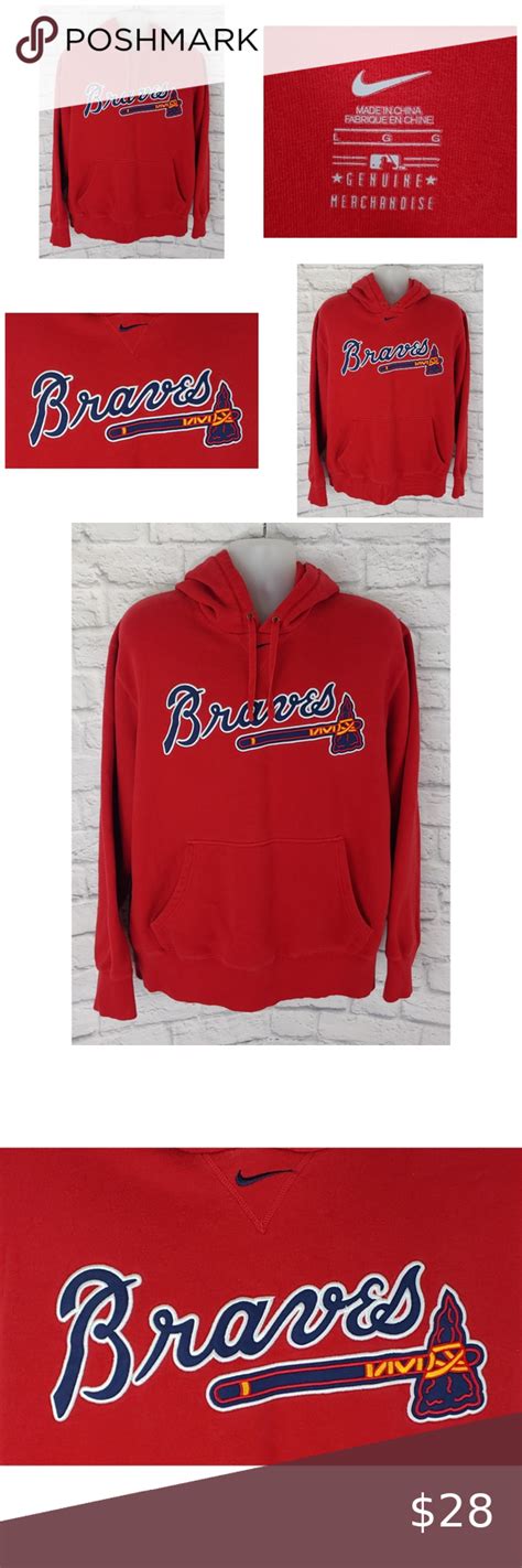 Nike MLB Genuine Merchandise Atlanta Braves Hoodie | Clothes design, Fashion, Atlanta braves