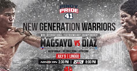 Watch Pinoy Pride 41 Magsayo vs. Diaz Live Streaming Online FREE - Live ...