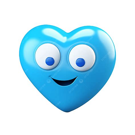 Blue Heart Emoji White Background Copy, 3d, Clipart, Facebook Emoji PNG Transparent Image and ...