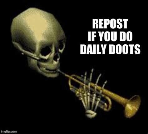 skeleton doot - Imgflip