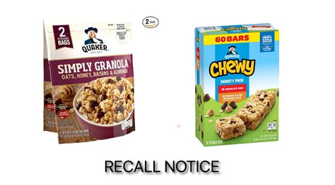 Quaker Oats Recalls Granola Bars and Cereal Over Salmonella Concerns - VVNG.com - Victor Valley News