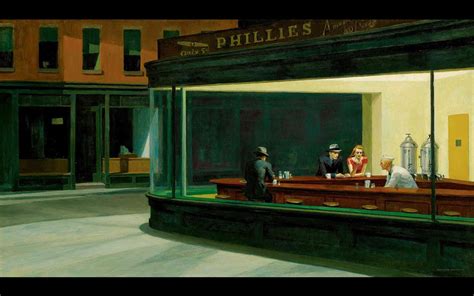 Best artist - Edward Hopper - Nighthawks (1942) 1280x800 Wallpaper #4