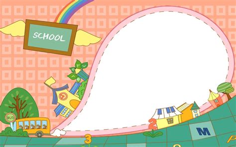 🔥 Download School Theme Powerpoint Background Templates And by ...