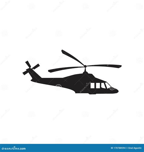 Helicopter Icon Logo Design Vector Template Stock Vector - Illustration of aviation, symbol ...