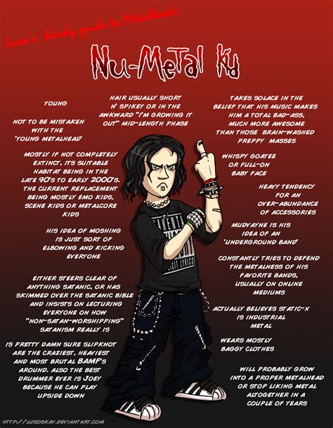 Metal 101- The Nu-Metal kid by LusoSkav on DeviantArt