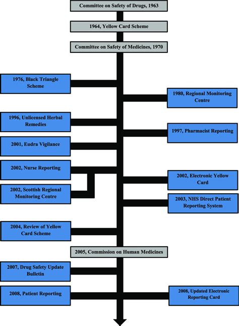 Timelines in the history of Yellow Card scheme. | Download Scientific Diagram