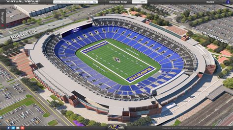 Ravens Stadium Seating Chart Interactive Map | Brokeasshome.com