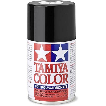 Amazon.com: Tamiya 85006 Lacquer Spray Paint, TS-6 Matt Black - 100ml Spray Can : Arts, Crafts ...