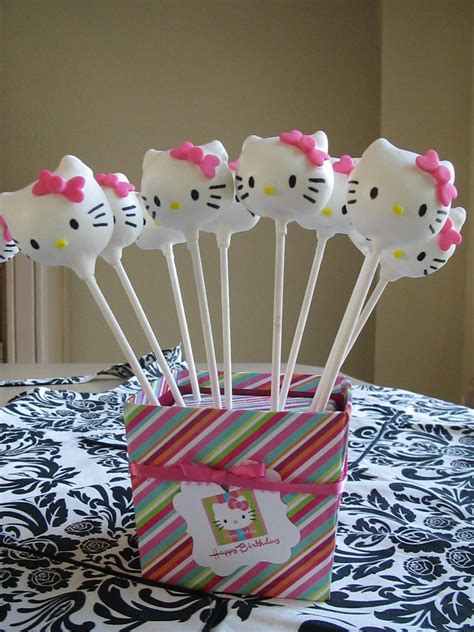 Hello Kitty Cake Pops - CakeCentral.com