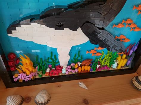 LEGO MOC Humpback Whale 3D Picture by Brick Forge | Rebrickable - Build ...