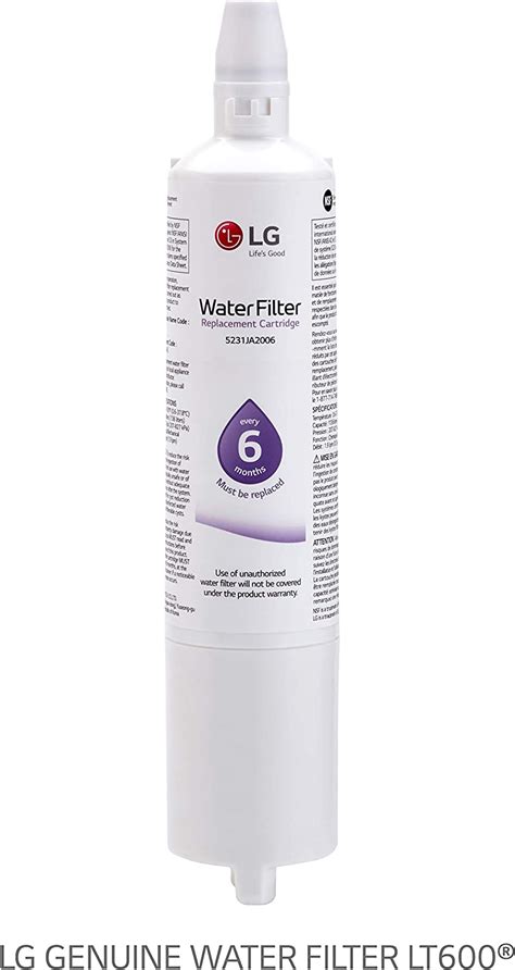 Replacement Refrigerator Water Filter (LG / LT600P) – sentda.com