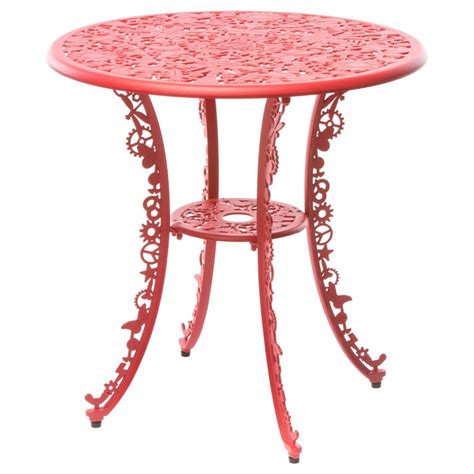 Aluminium Table "Industry Garden Furniture" by Seletti, Red For Sale at 1stdibs