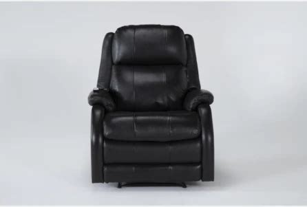 Black Leather Recliners for Your Home & Office | Living Spaces